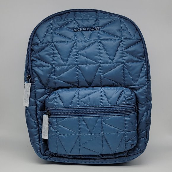 Campussophisticate Winnie Medium Quilted Backpack in Dark Chambray Amazon.com | Campussophisticate Winnie Medium Quilted  main image 2